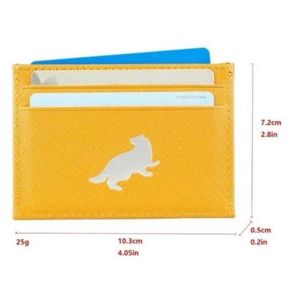 Harry Potter Hufflepuff Yellow Slim Wallet - Picture 4 of 9